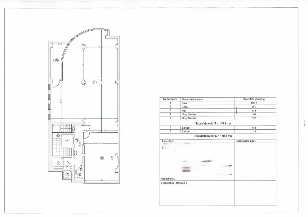 De inchiriat Spatiu Premium de birouri 160 MP cu terasa UltraCentral — fotografie 2