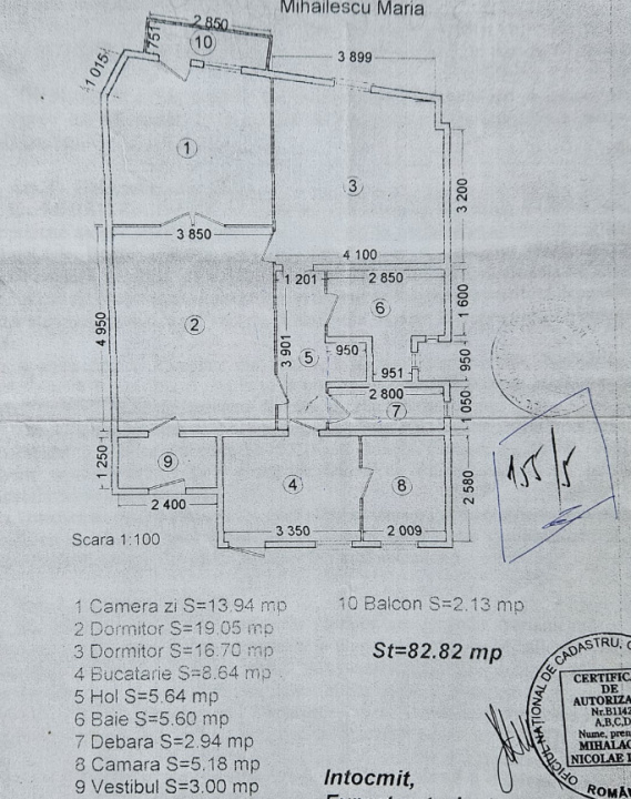 Apartament 3 Camere Ultracentral Dacia - Romana — fotografie 8