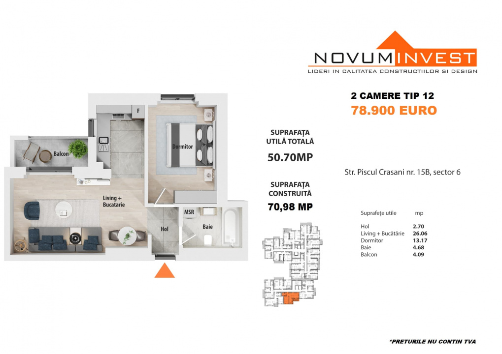  Apartament 2 Camere Militari Bucuresti — fotografie 16