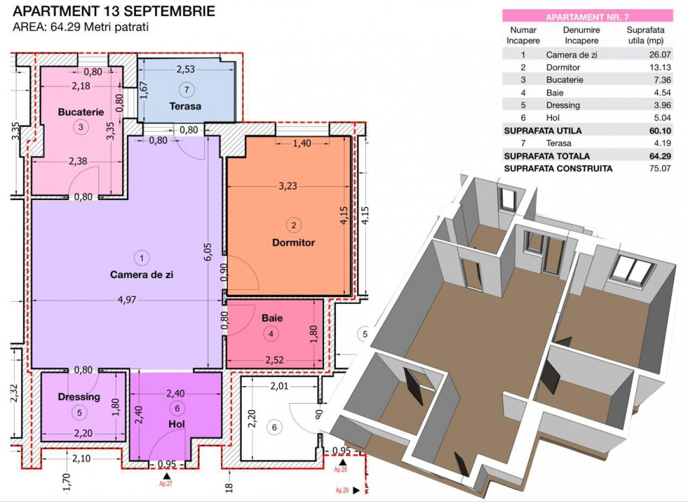 Apartament 2 Camere Sebastian Tower 13 Septembrie Sebastian — fotografie 20