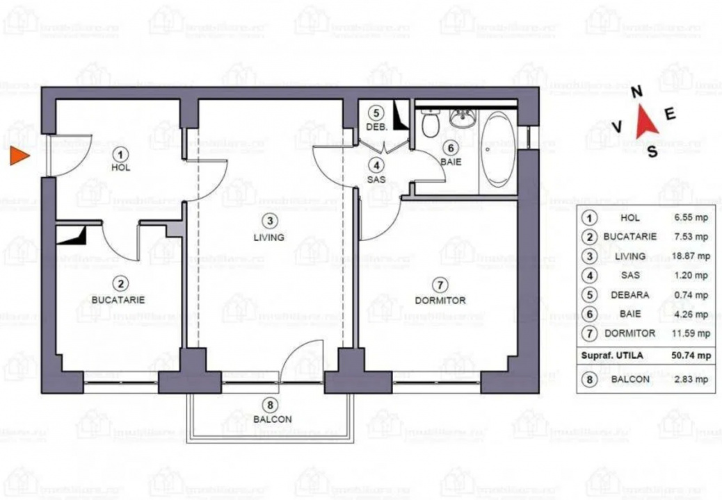  Apartament 2 Camere Titan Bucuresti — fotografie 21