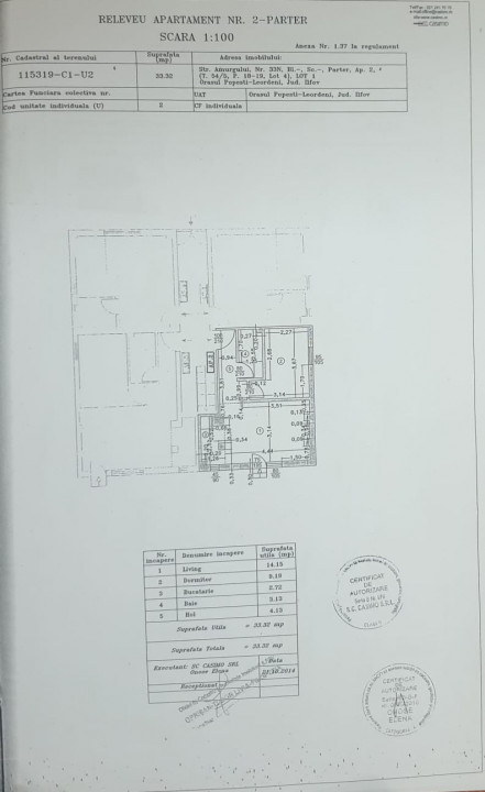 2 Camere Popesti Leordeni Parter Centrala Proprie Gradina 39MP — fotografie 6