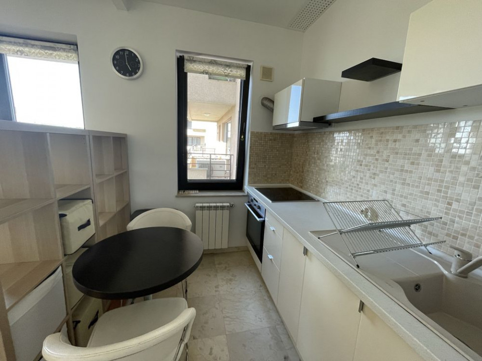 Baneasa | Studio | Centrala proprie | Proximitate transport | ZOO | Balcon | — fotografie 6