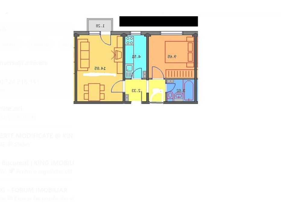  Apartament 2 Camere Drumul Taberei Bucuresti — fotografie 6