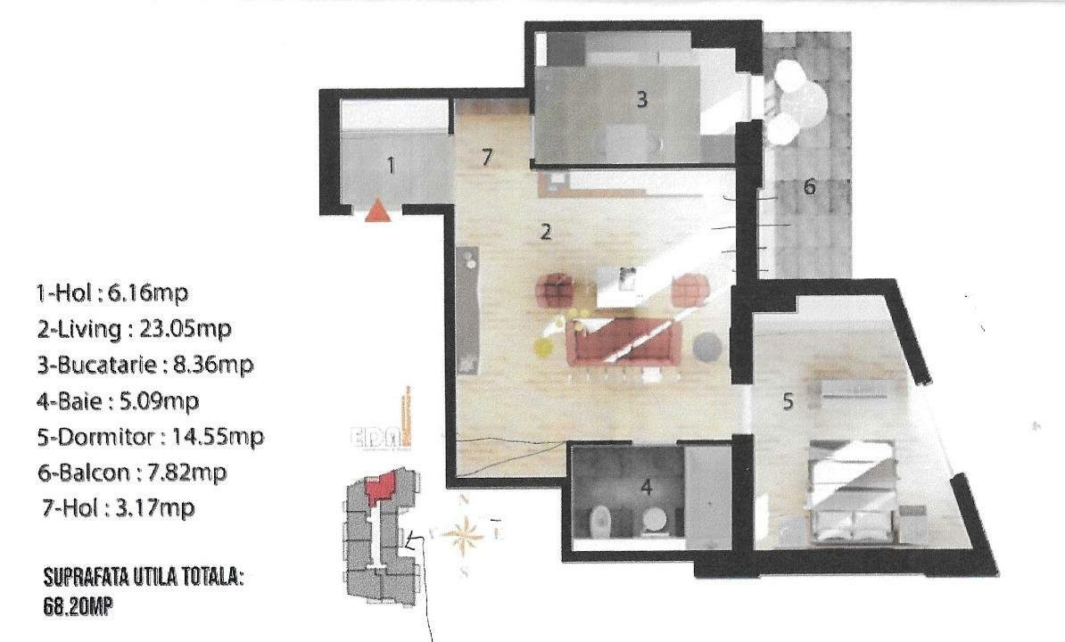  Apartament 2 Camere Sisesti Bucuresti — fotografie 5