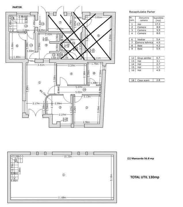 Spatiu birouri / 5 camere / Curte / 3 balcoane / Centrala / Nemobilata — fotografie 8