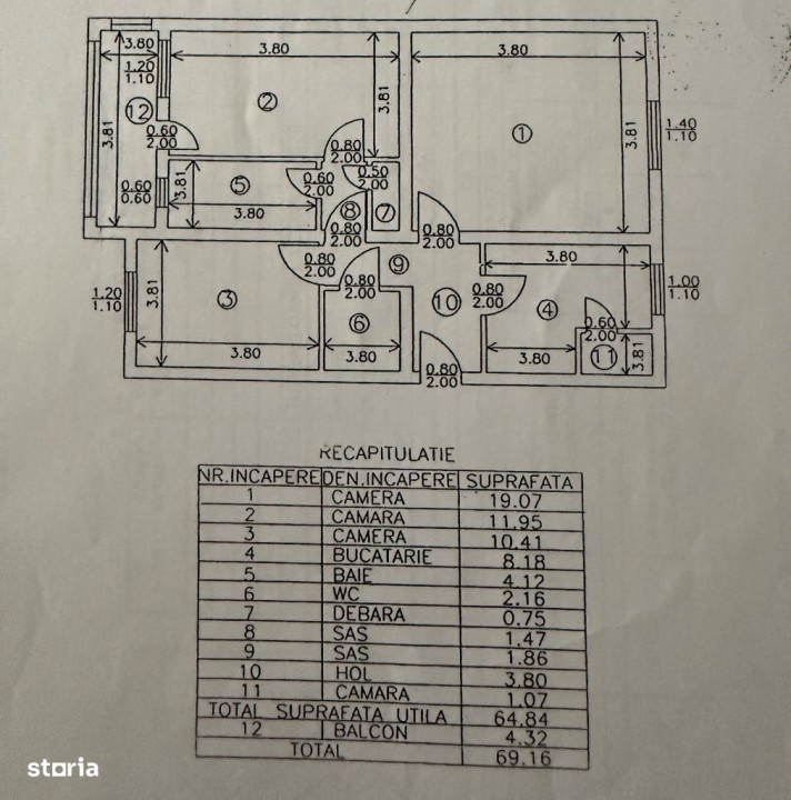  Apartament 3 Camere Rahova Bucuresti — fotografie 11